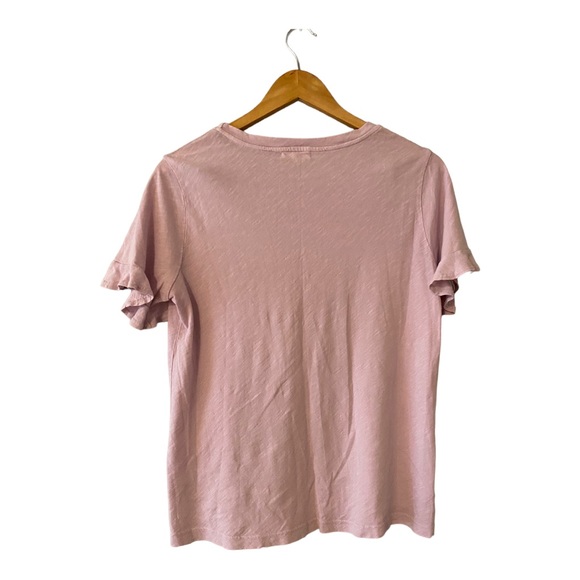 Sundry T- Shirt Artsy Distressed Top Sleeve top -100% Cotton 1 - Picture 2 of 6